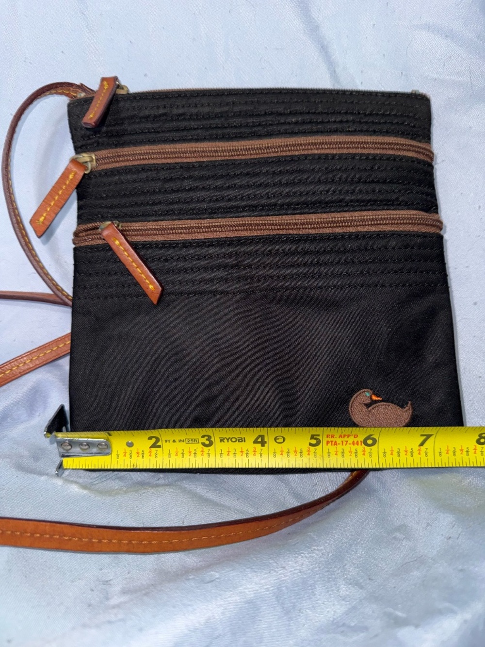 Dooney & Bourke Nylon Crossbody with leather trim